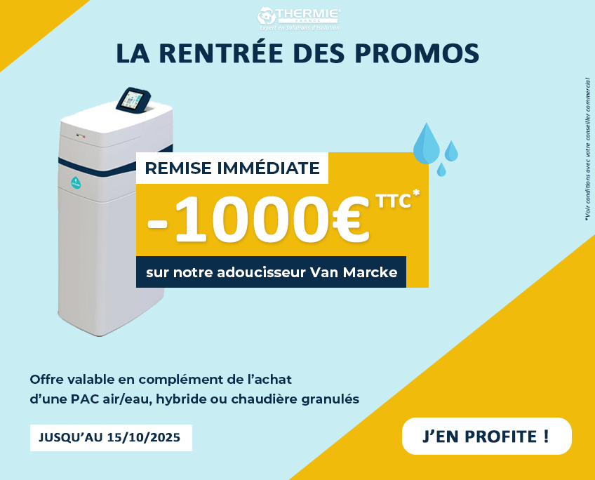 offre Thermie France adoucisseur 1000e remise
