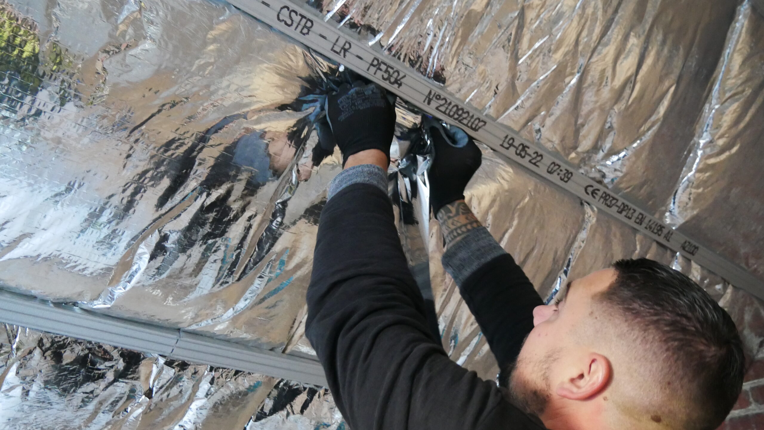 Isolation des parois du grenier