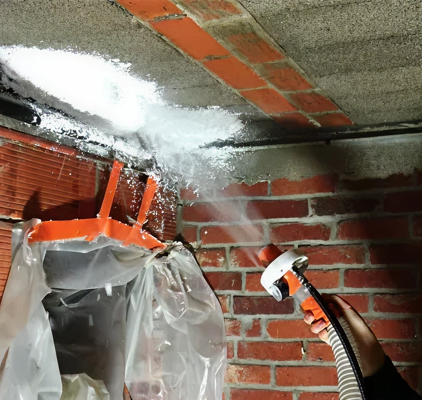 L’isolation thermique et acoustique par projection de laine minérale