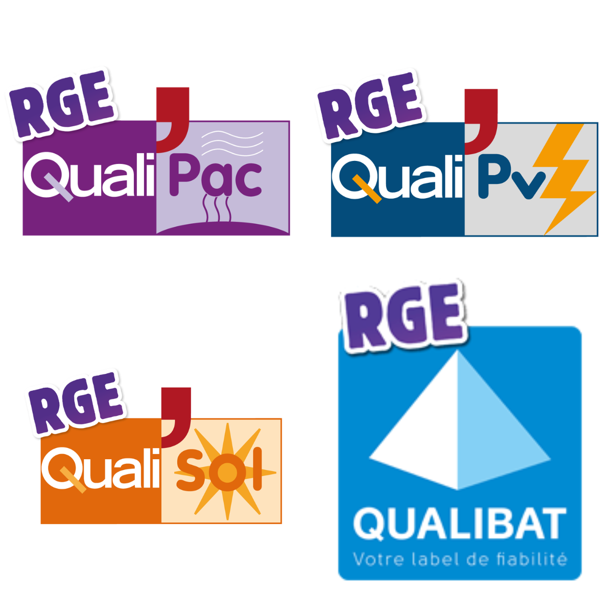 Qualification RGE QualiBois QualiPAC QualiSol
